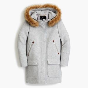 J.Crew Chateau Parka in Italian Stadium-Cloth Wool